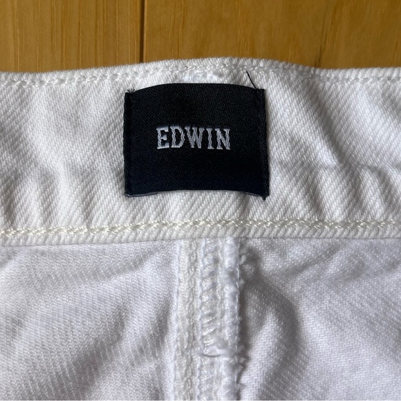 EDWIN‎ Marli White Wide Leg Ankle Jeans size 30 (10) - Picture 5 of 11